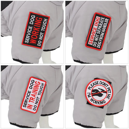 High-neck Warm Dog Jacket Cotton Coat Reflective Vest Thicken Autumn Winter Pet Clothes for Medium Large Dog
