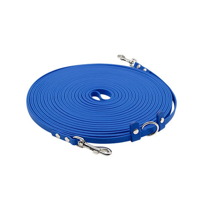15mX13mm Long PVC Double-headed Dog Leash Waterproof Outdoor Walk Training 2 Heads Pet Traction Rope