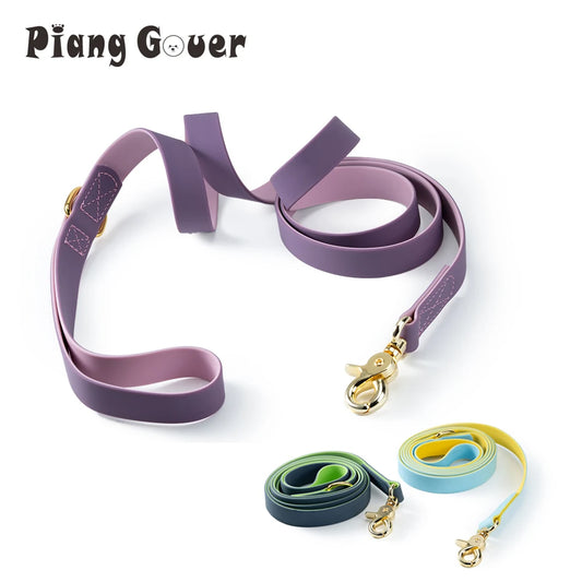 Two-color Pet Leash Dog Outdoor Walk Rope PVC Leashes for Small Medium Dog