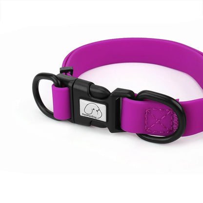 PVC Waterproof Dog Collar Soft Adjustable Pet Collar Big Cat Necklace for Small Medium Large Dog