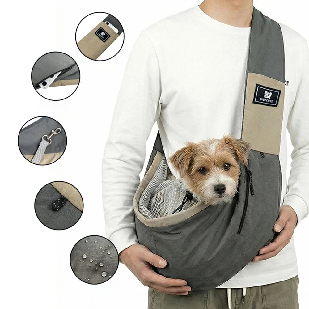 Fashion Pet Bag Crossbody Carrying Dog Cat Sling Handbag for Outdoor Travel Dog Shoulder Bag