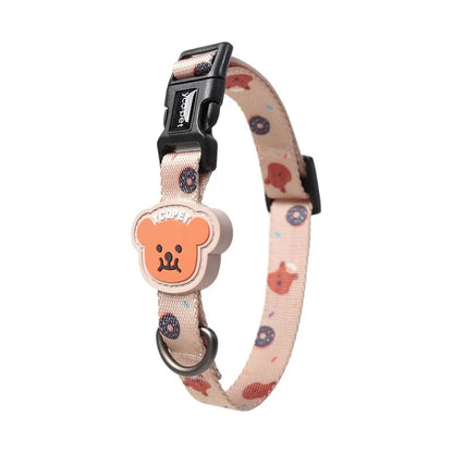 Cute Bear Pet Dog Collar Necklace Puppy Pet Collar For Adjustable Small Medium Dogs