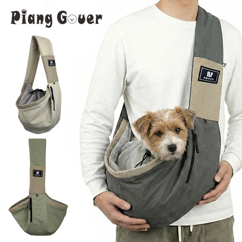 Fashion Pet Bag Crossbody Carrying Dog Cat Sling Handbag for Outdoor Travel Dog Shoulder Bag