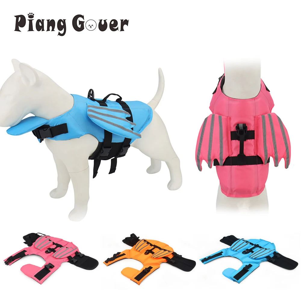 Dog Life Vest Jacket Reflective Puppy Swim Clothes Beach Swimming Pool Pet Vest for Small Big Dogs