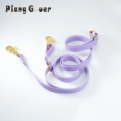 Multifunctional Double Ended Buckle Dog Leash Pet Leash Dog Outdoor Walk Rope PVC Leashes