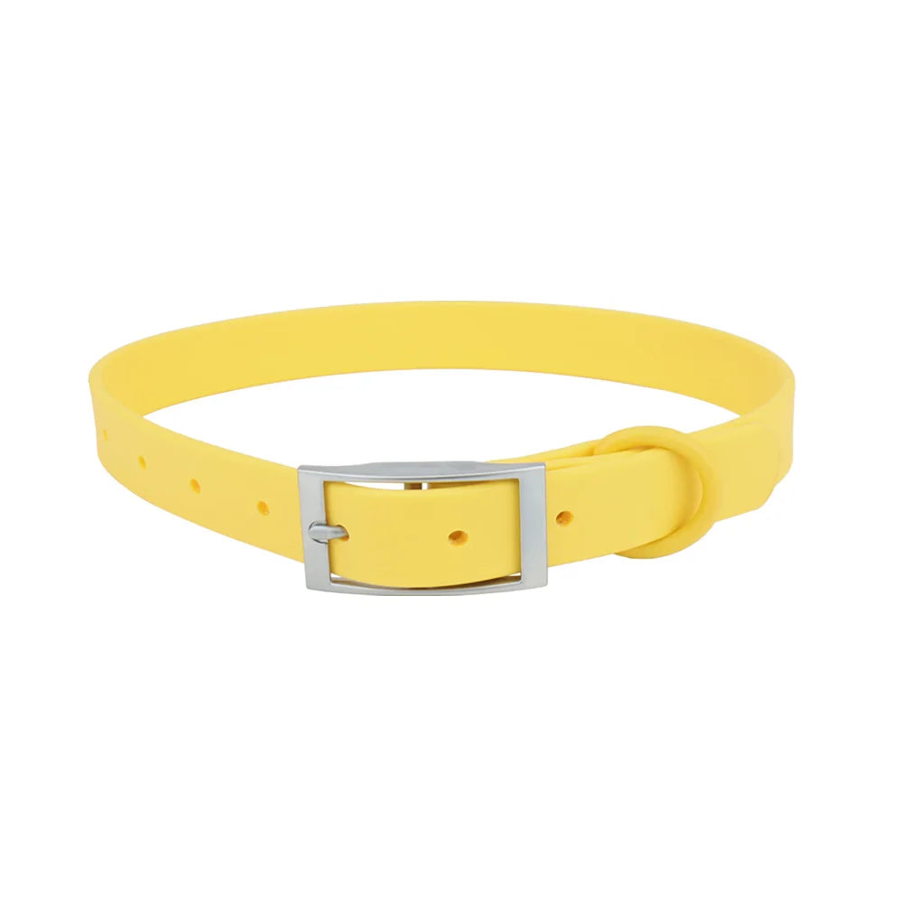 XS/S/M/L/XL Cat Dog Collars Adjustable PVC Pet Collar Candy Color
